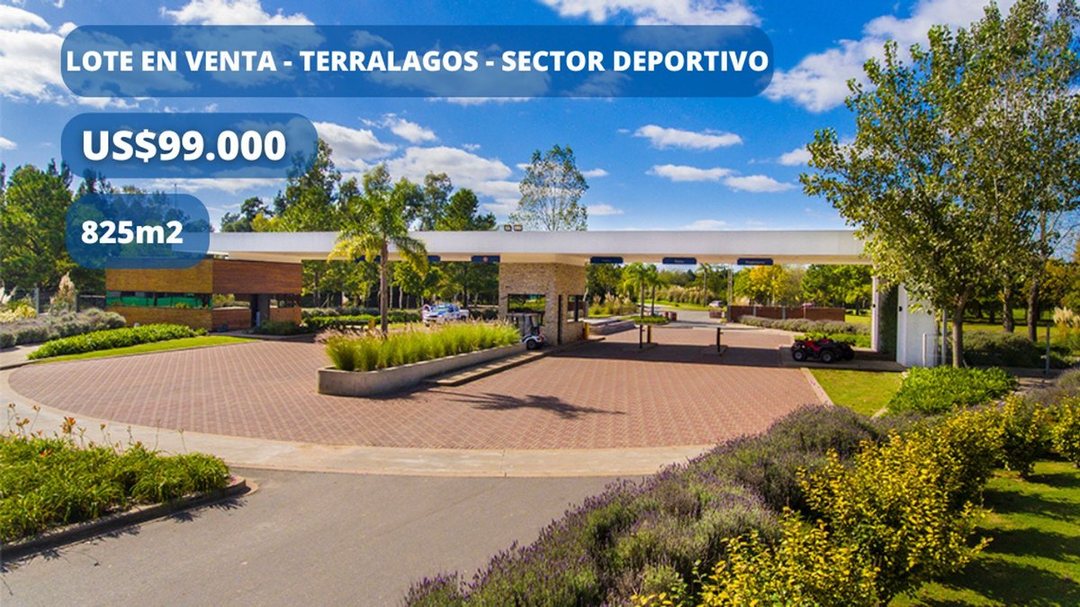 LOTE EN VENTA TERRALAGOS CANNING SECTOR DEPORTES