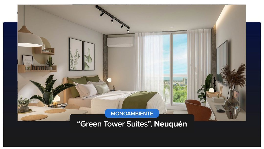 Monoambiente en venta- Green Tower Suites, Neuquén