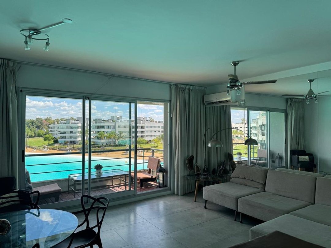 VENTA MONOAMBIENTE LAGOON PILAR EXCELENTE VISTA
