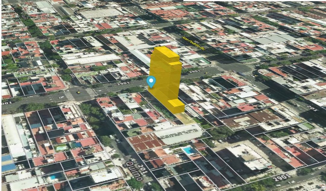 LOTE 8,66 X 56,31.  10 pisos 3800 MTS VENDIBLES