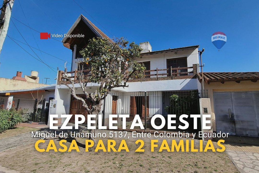 Venta Casa 6 amb, Miguel de Unamuno 5137 Quilmes