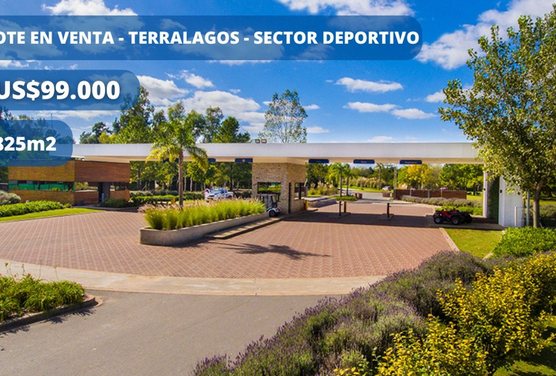 LOTE EN VENTA TERRALAGOS CANNING SECTOR DEPORTES