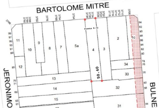 LOTE CONSTRUIBLE  2764 M2 Y 12 Cocheras