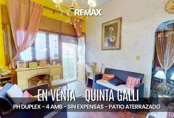 VENTA PH DÚPLEX 4 AMB BALCÓN TERRAZA QUINTA GALLI
