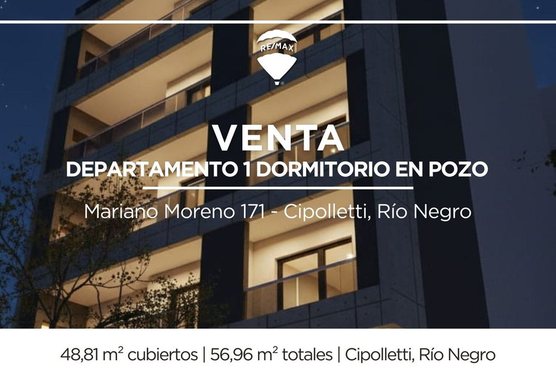 DEPARTAMENTO EN POZO 1 DORMITORIO EN VENTA