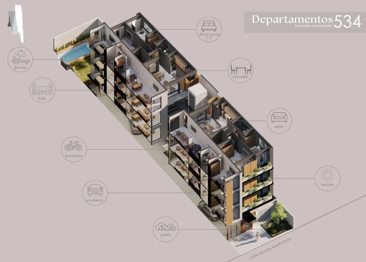 Departamento de 2 ambientes en venta en Mendoza, Nicolás Avellaneda 500, foto 4