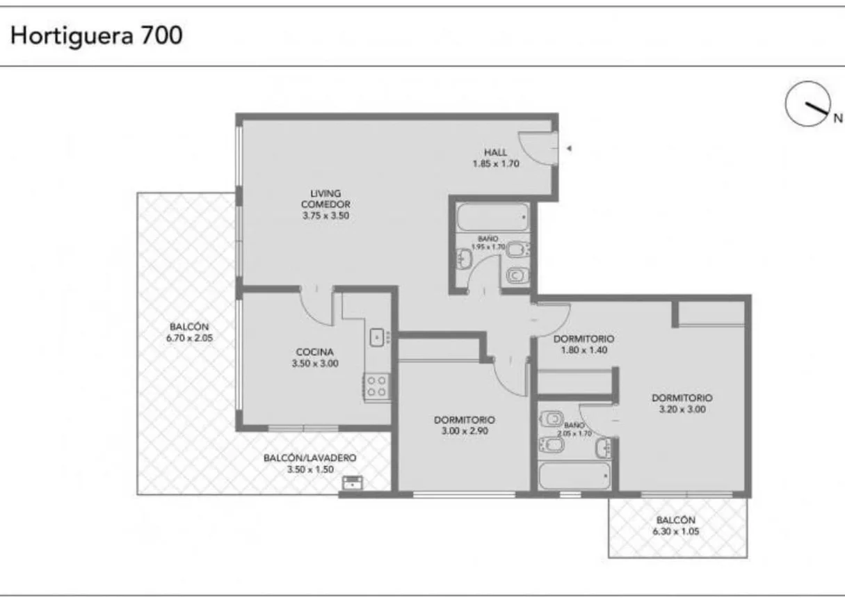 Departamento en venta en Parque Chacabuco, foto 5