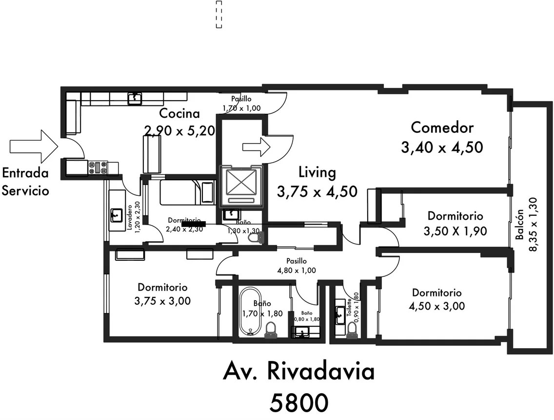 Semipiso en venta en Caballito, foto 2