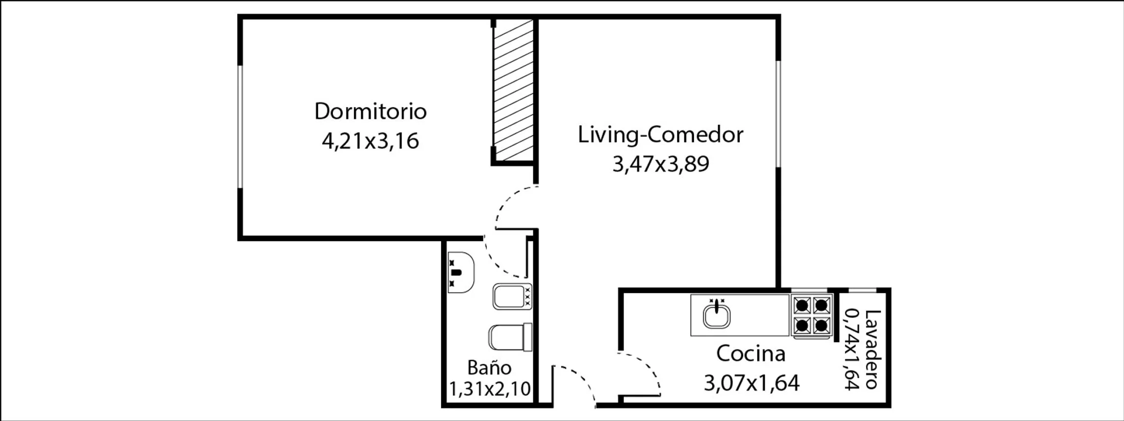 Departamento de 2 ambientes en venta en Monserrat, Avenida Belgrano 1400, foto 5
