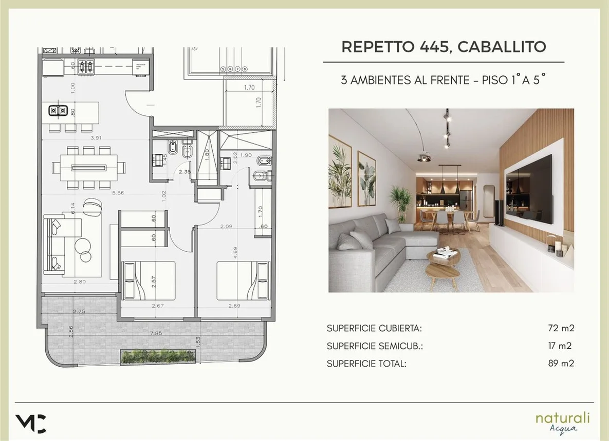 Departamento en venta en Caballito, foto 2