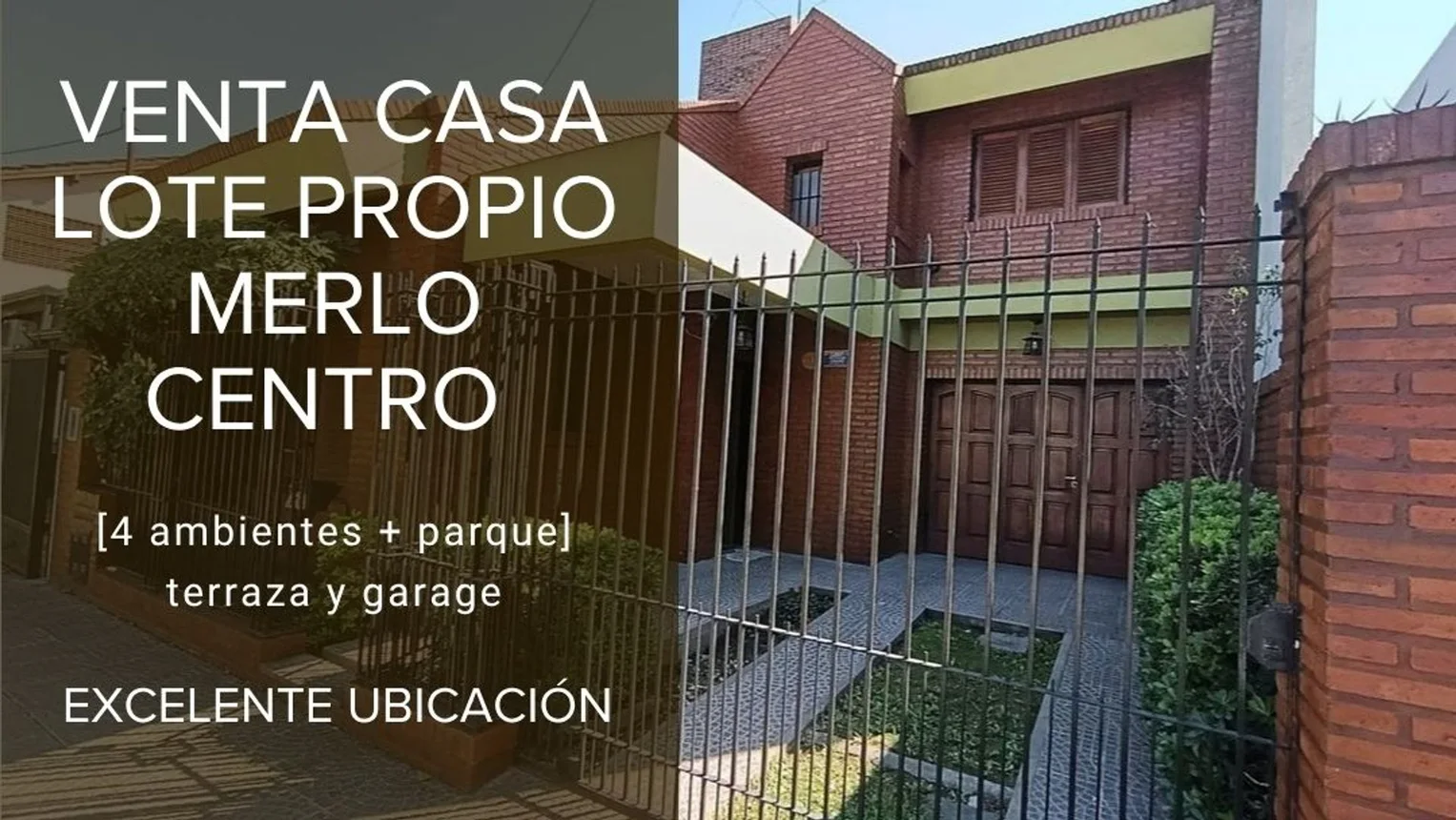 Casa de 4 ambientes en venta en Merlo, Bolívar 1000