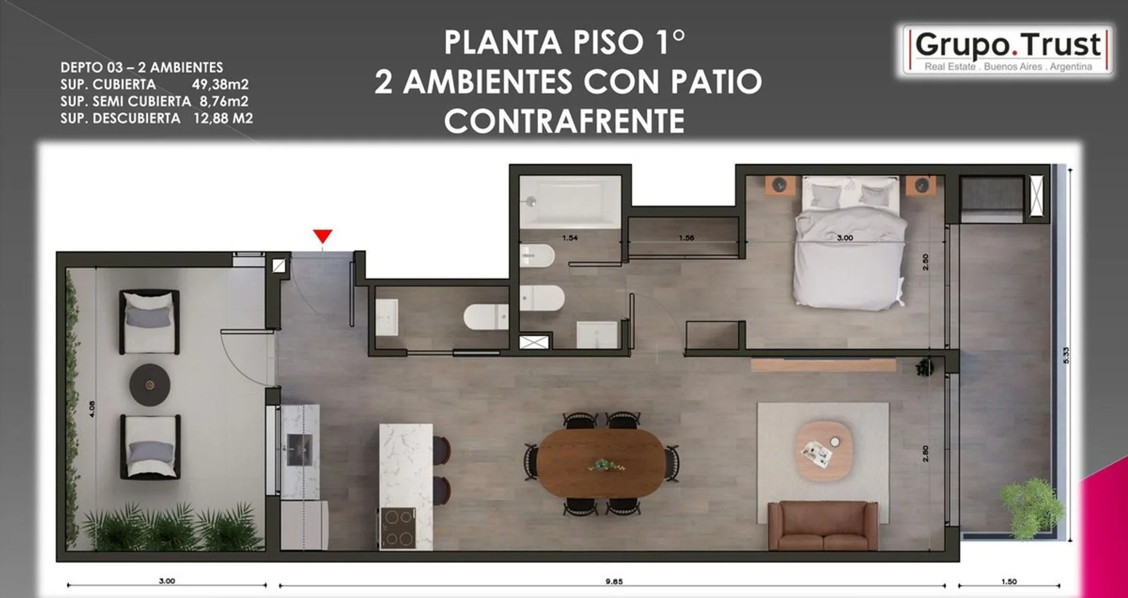 Departamento de 2 ambientes en venta en Coghlan, Avenida Congreso 3100, foto 4