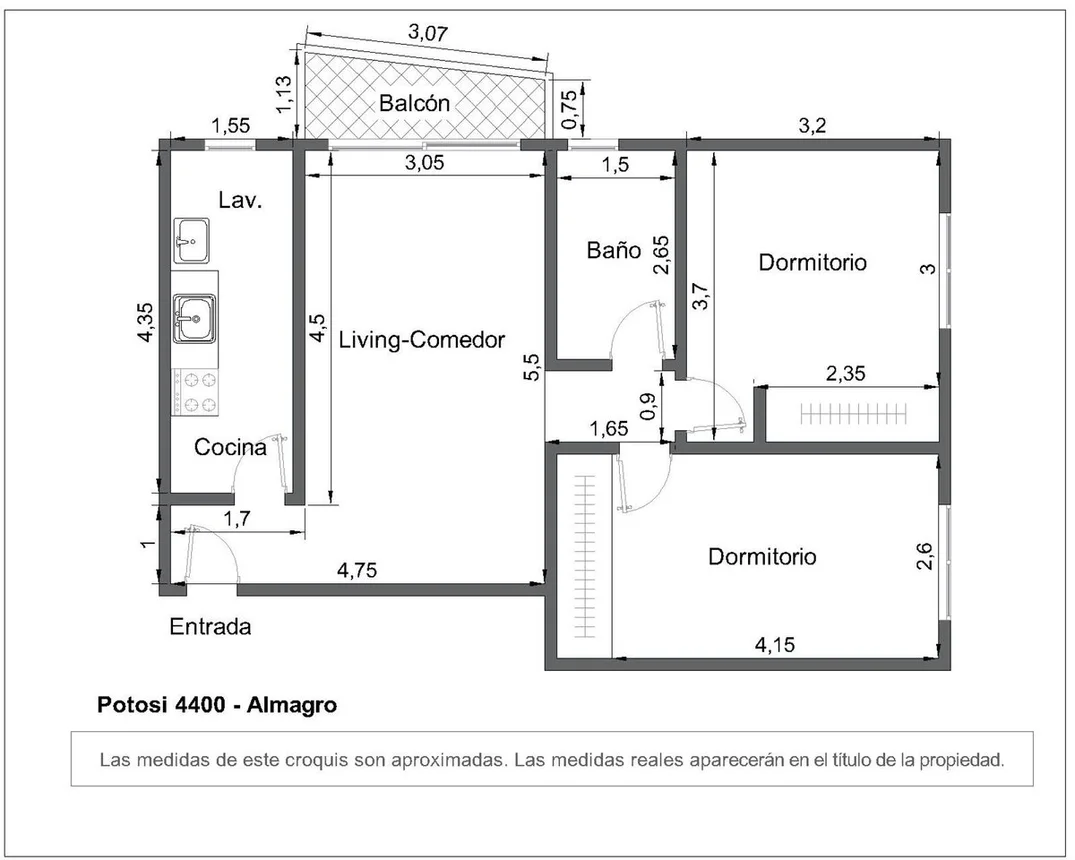 Departamento en venta en Almagro, foto 2