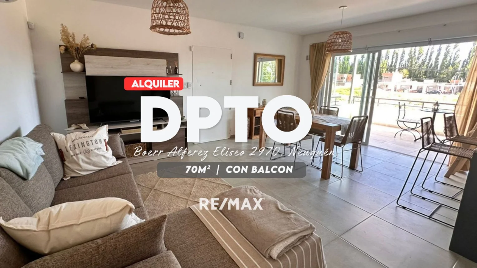 Departamento de 3 ambientes en alquiler en Neuquén, Boerr Alferez Eliseo 2900