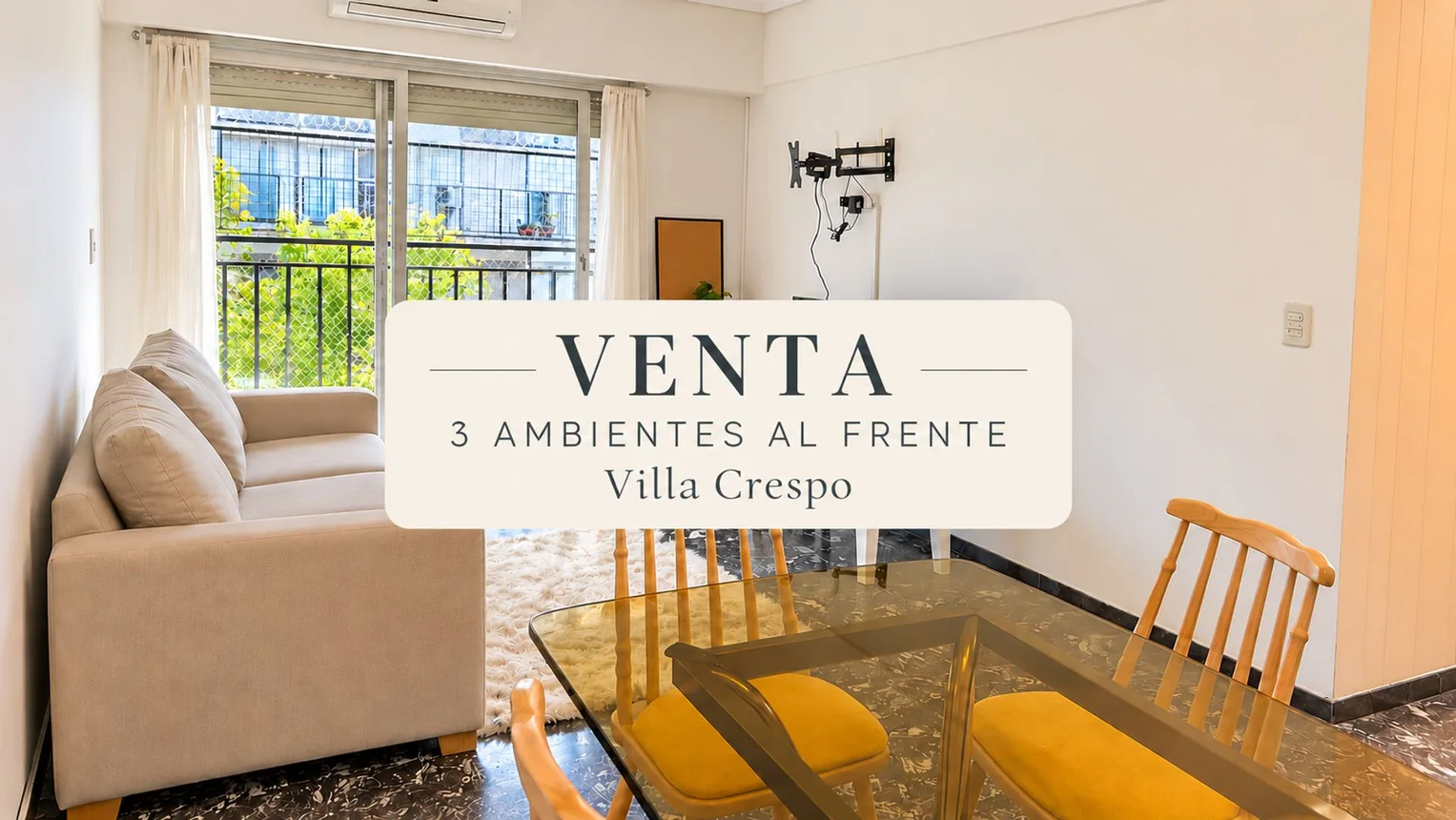 Departamento de 3 ambientes en venta en Villa Crespo, Doctor Luis Beláustegui 900