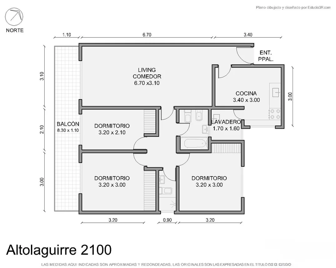 Departamento de 4 ambientes en venta en Villa Urquiza, Altolaguirre 2100, foto 2