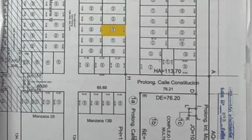 Terreno de 450 m² en El Bosque
