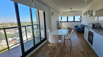 Alquiler dpto.amoblado piso12°balcón vista panor