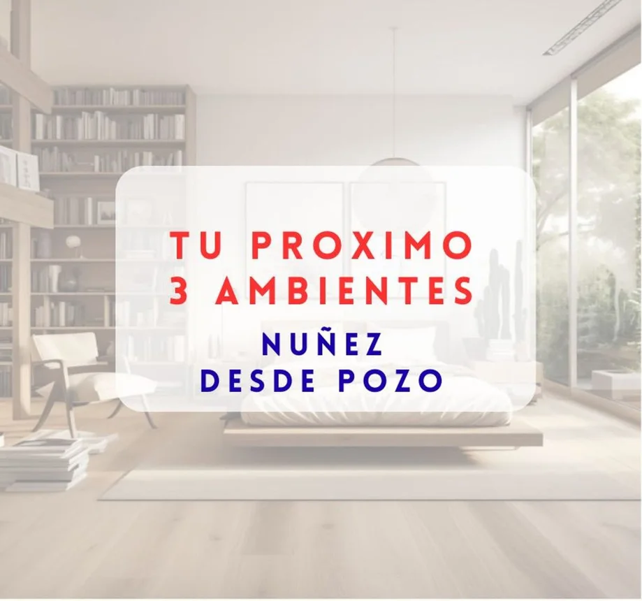 Departamento de 3 ambientes en venta en Núñez, Nuñez 2300