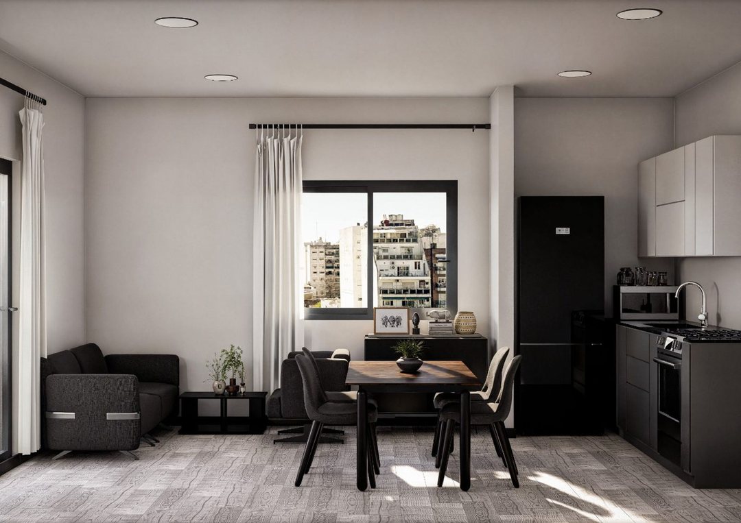 Depto 2 Amb a Estrenar C Balcon, Amenities Cochera