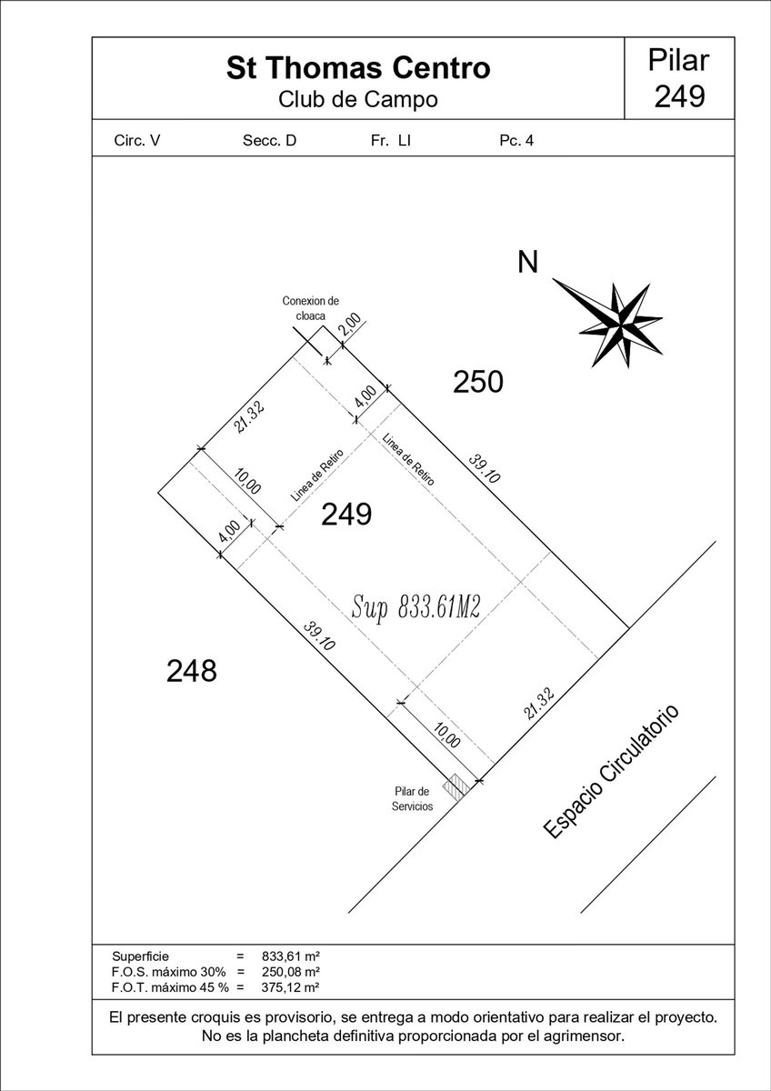 Foto 7 — LOTE 833M2 EN VENTA EN SAINT THOMAS CENTRO PERMUTA