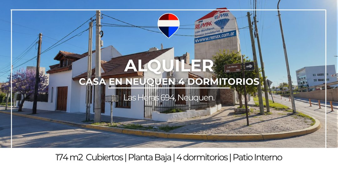 ALQUILER CASA NQN 4 DORMITORIOS