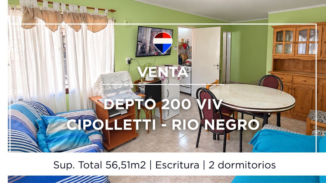 VENTA DPTO 200 VIV CIPOLLETTI