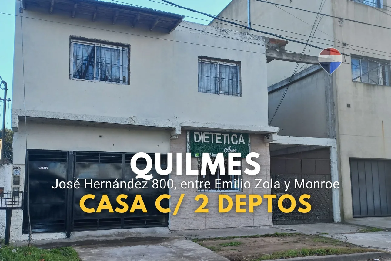 Casa de 3 ambientes en venta en Quilmes, José Hernández 800