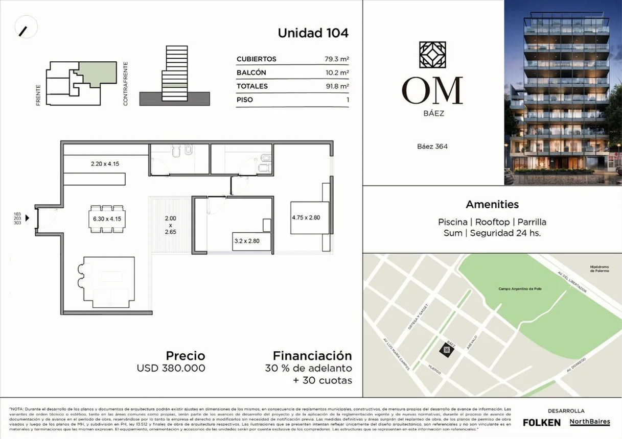 Departamento en venta en Palermo, foto 5