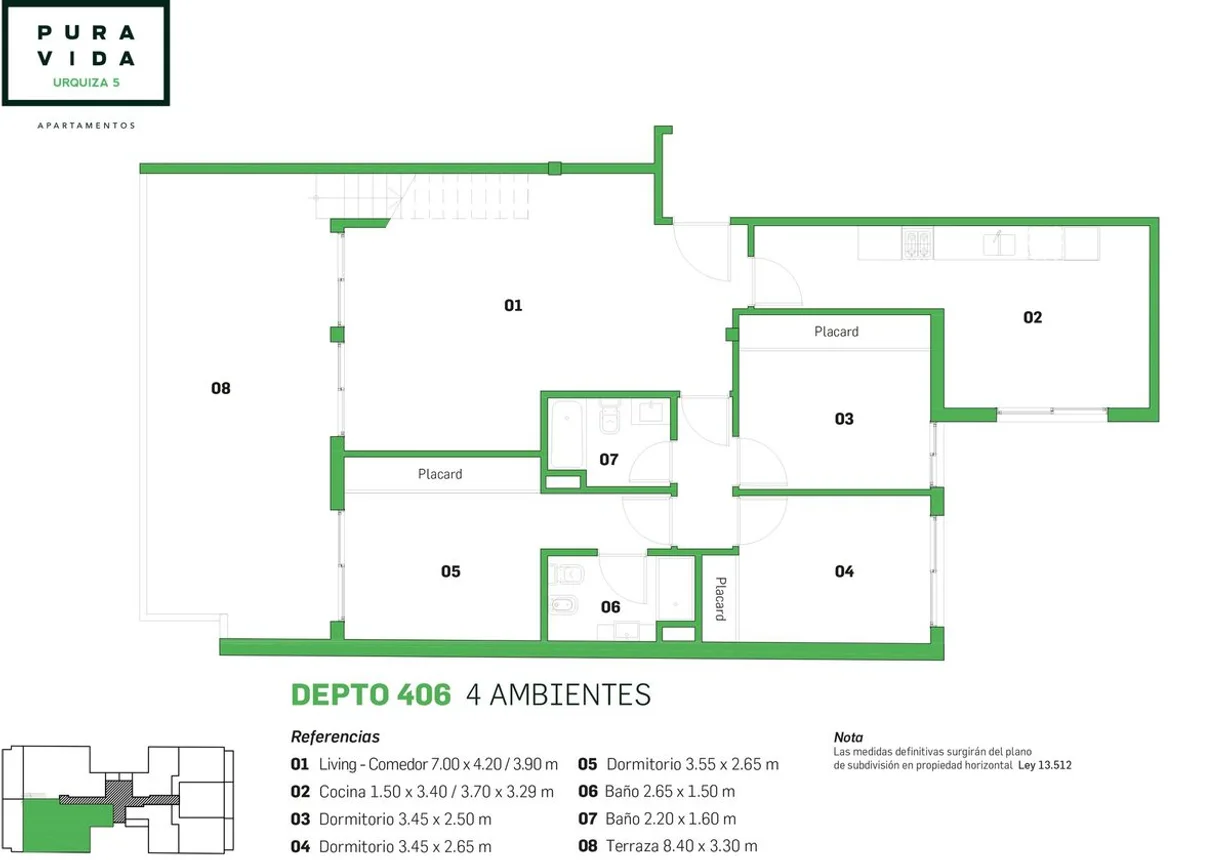 Departamento en venta en Villa Urquiza
