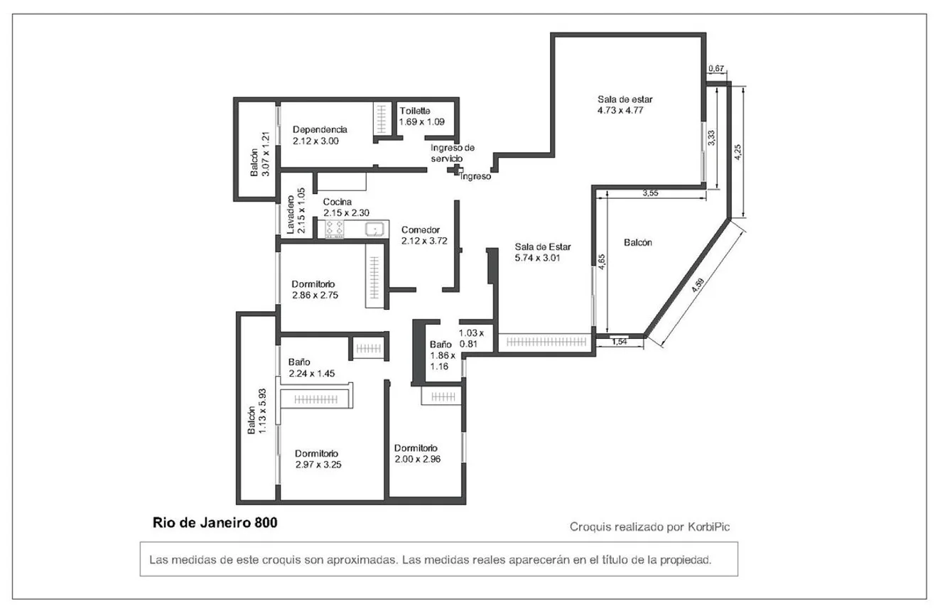 Departamento en venta en Almagro, foto 3
