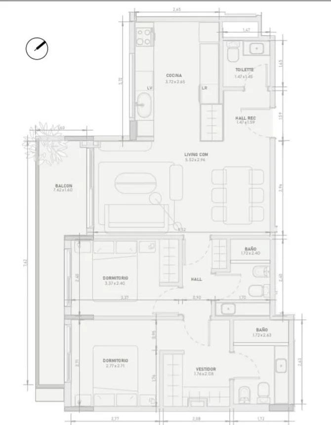 Departamento en venta en Palermo, foto 2