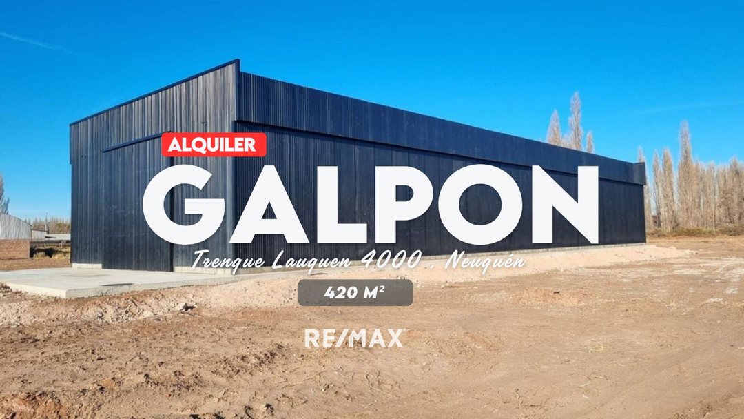 ALQUILER GALPON 420 m2, NEUQUEN