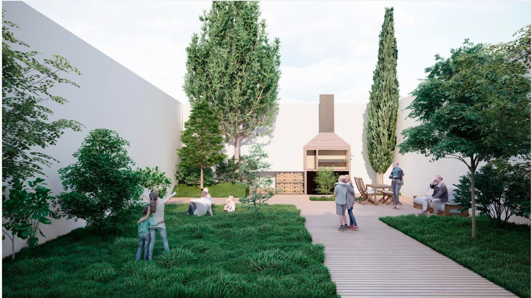 VENTA BARRACAS 2 Ambientes 1C a estrenar al jardín