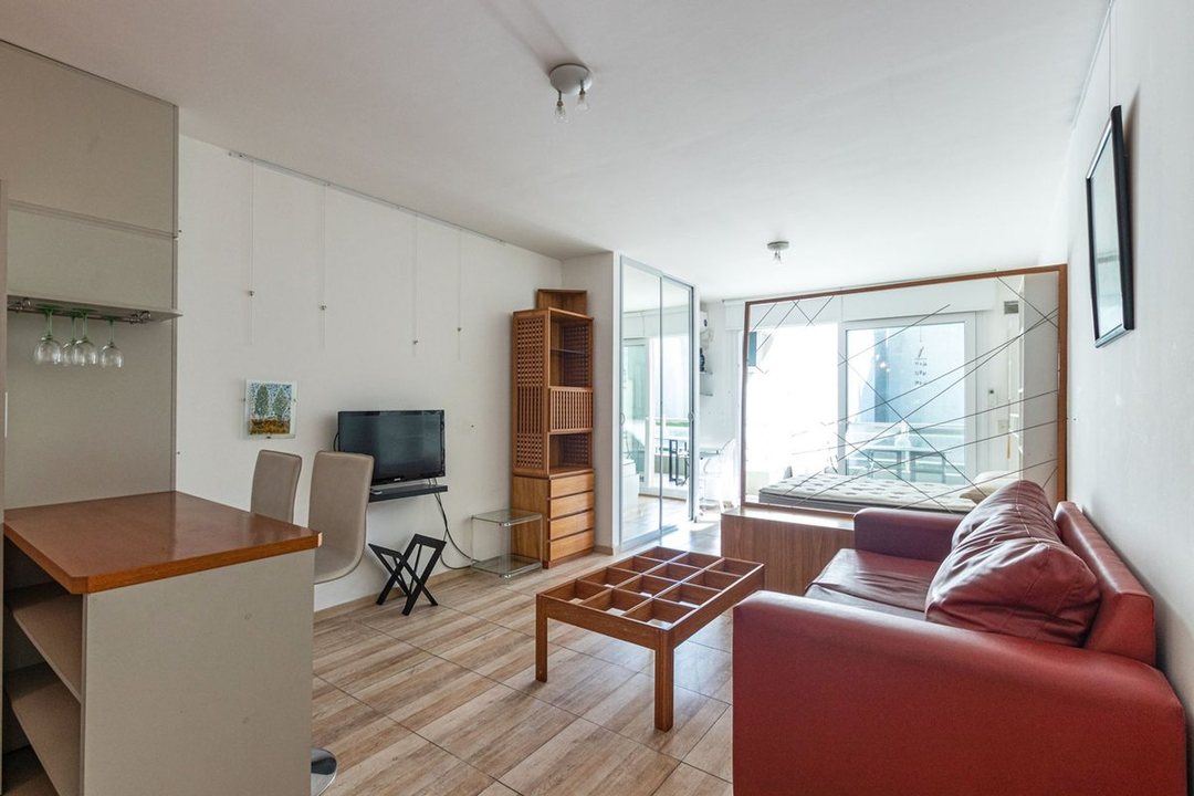 DEPTO 1 AMB ALQUILER AMOBLADO ALMAGRO CON BALCON