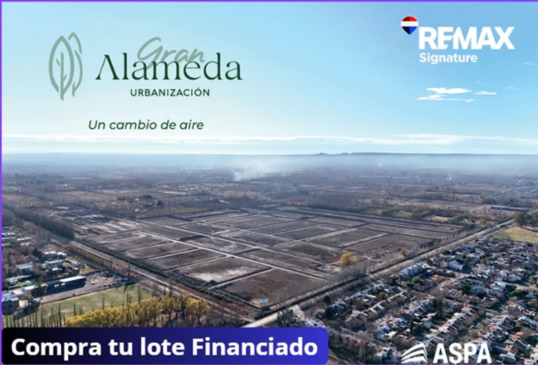 VENTA TERRENO GRAN ALAMEDA CIPOLLETTI