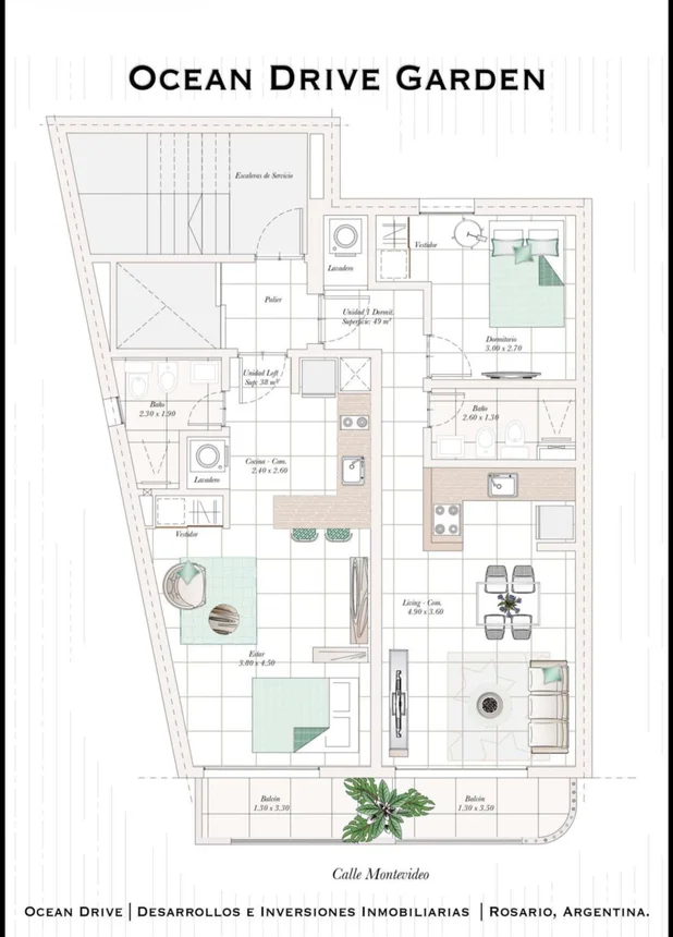 Departamento en venta en Rosario, foto 2