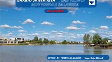 LOTE A LA VENTA EN BARRIO SANTA RITA A LA LAGUNA
