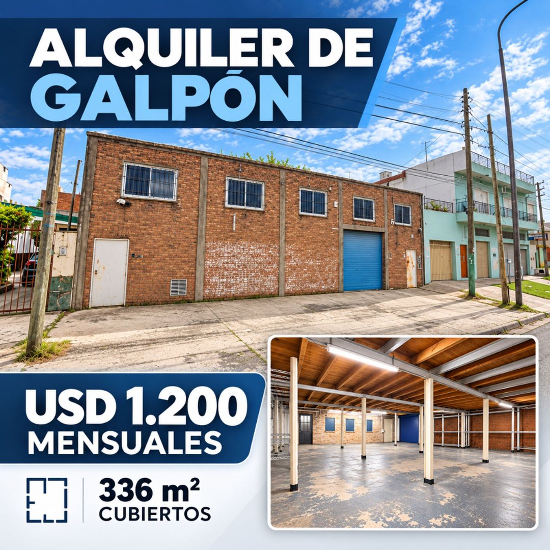 ALQUILER GALPON VILLA TESEI MULTIPLES USOS + OFIC.