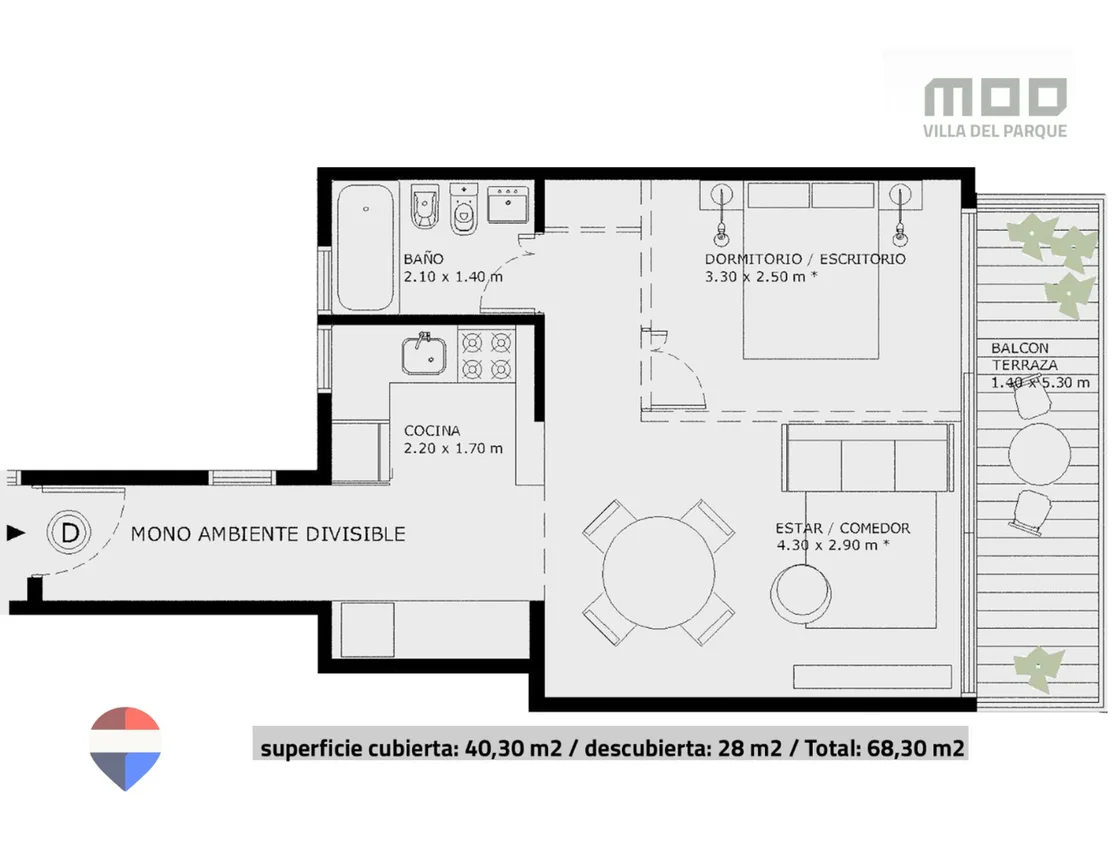 Departamento en venta en Villa del Parque, foto 5