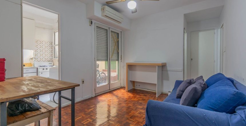 VENTA DEPTO 2 AMBIENTES CON 2 PATIOS MONSERRAT