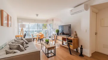 Alquiler 1 dormitorio amueblado con fondo al lago