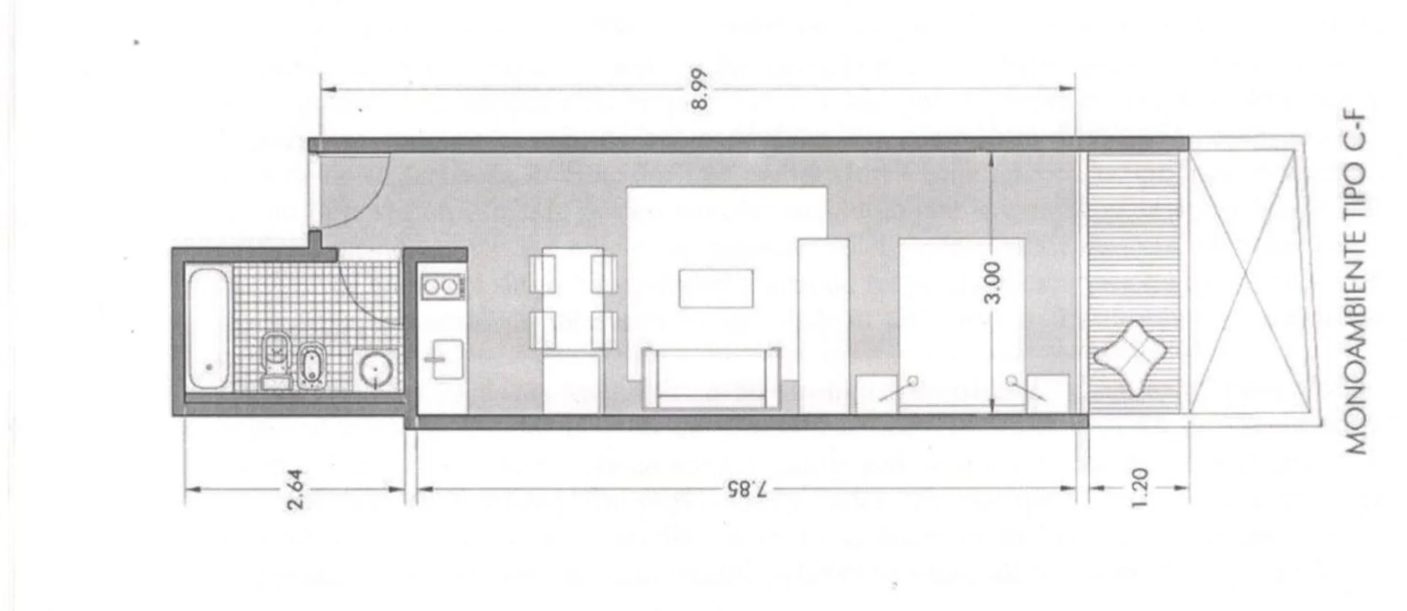 Monoambiente en venta en Balvanera, foto 4