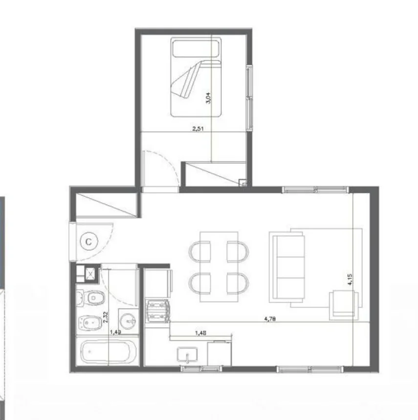 Departamento de 2 ambientes en venta en Monte Castro, Joaquín V. González 2400, foto 2
