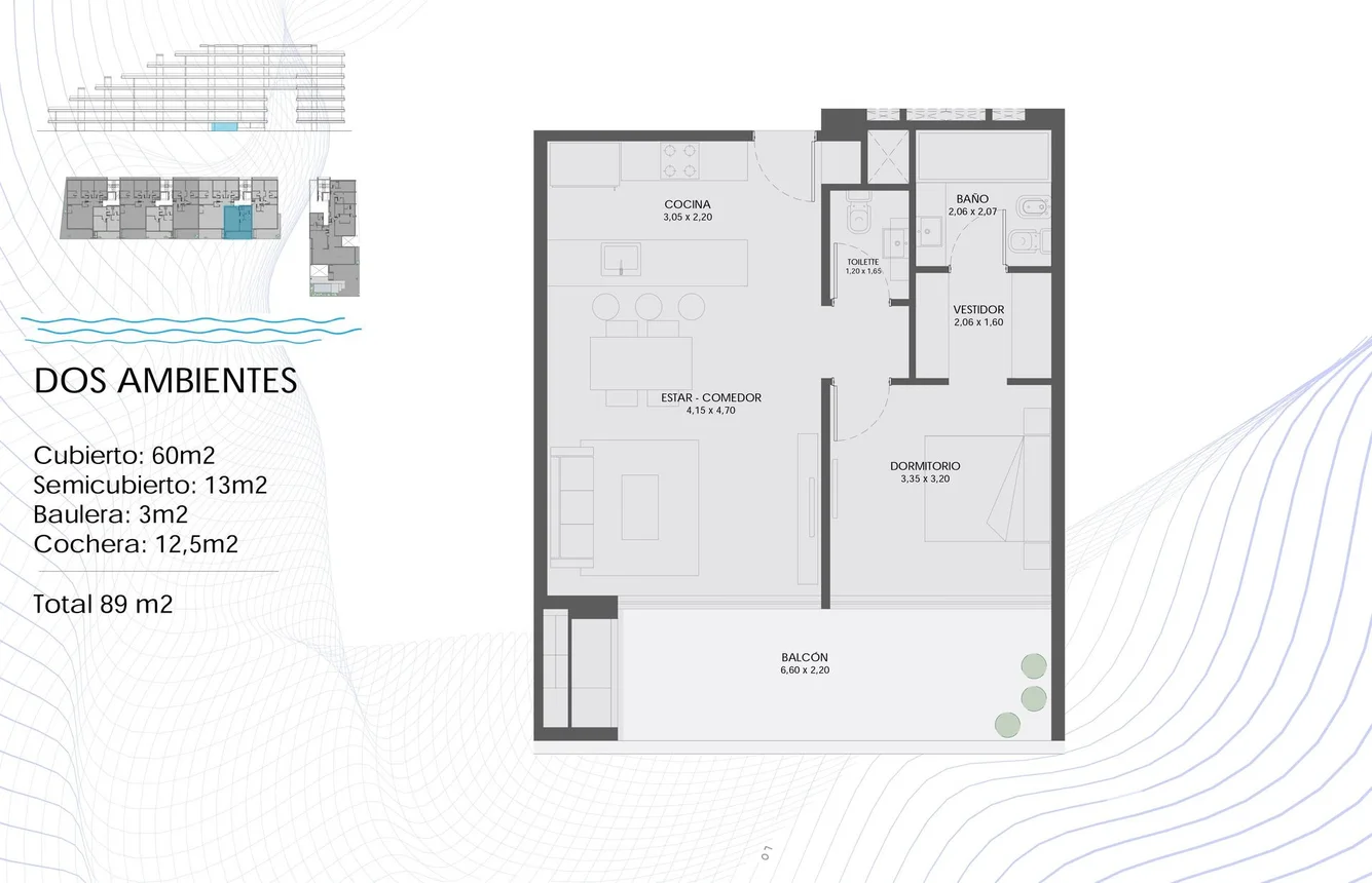 Departamento de 2 ambientes en venta en Nordelta, Avenida del Puerto 100, foto 2