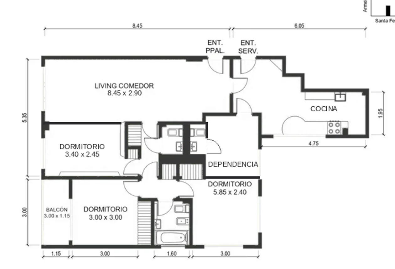 Departamento en venta en Palermo, foto 3