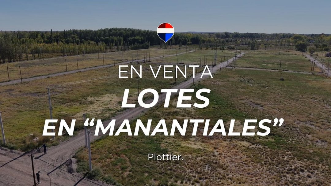 VENTA LOTE 250m2 MANANTIALES DEL LIMAY PLOTTIER