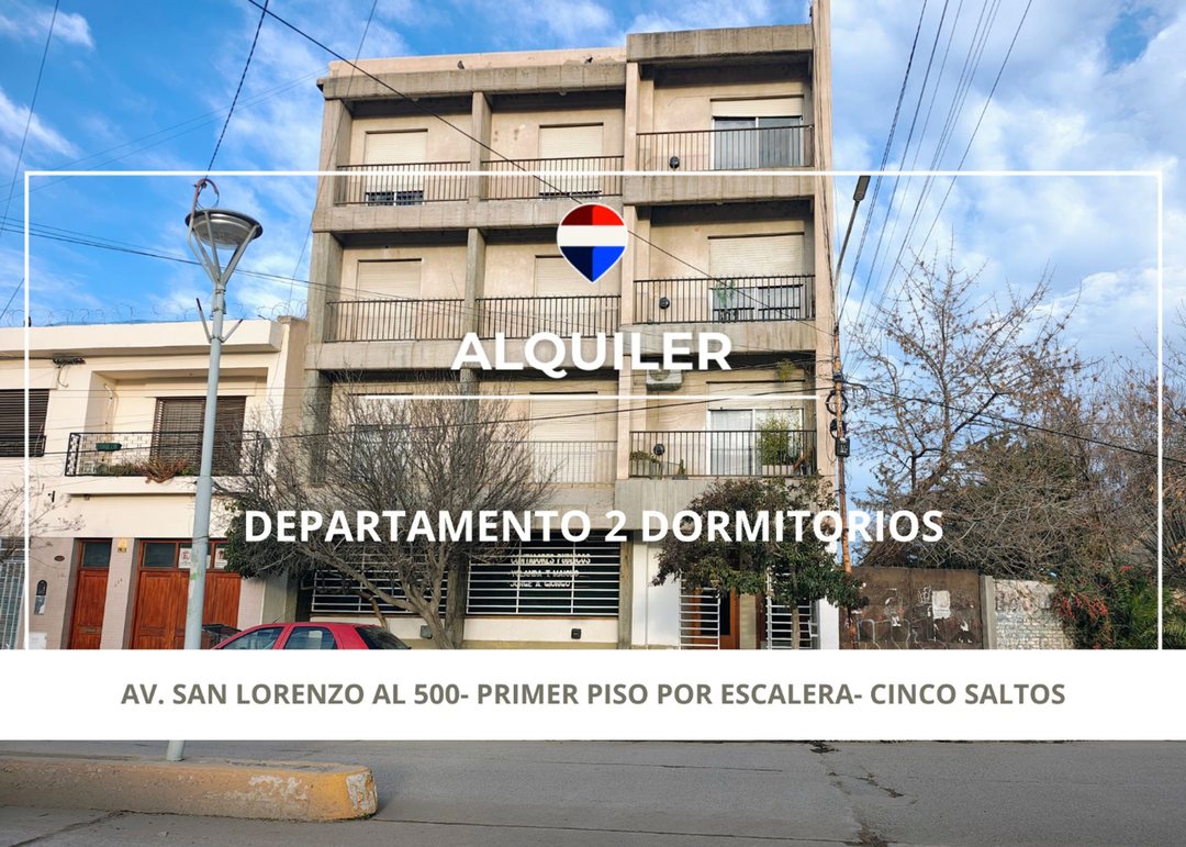 ALQUILER DE DEPTO 2 DORMITORIOS- CINCO SALTOS