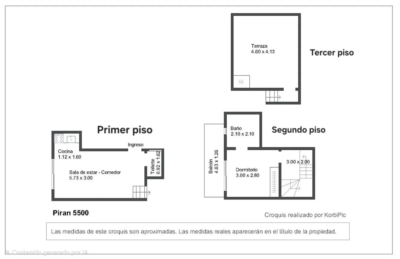 PH de 2 ambientes en venta en Villa Urquiza, Piran 5500, foto 3