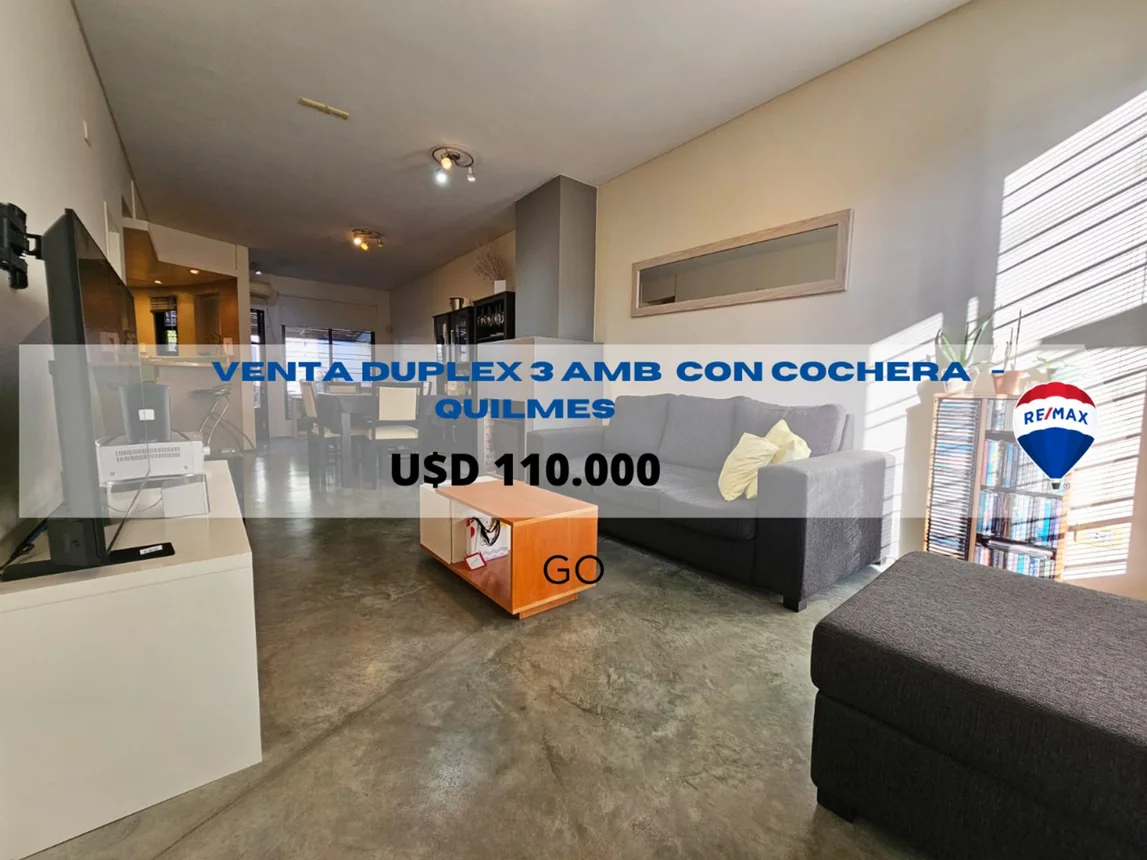 Casa dúplex de 3 ambientes en venta en Quilmes, Moreno 1200